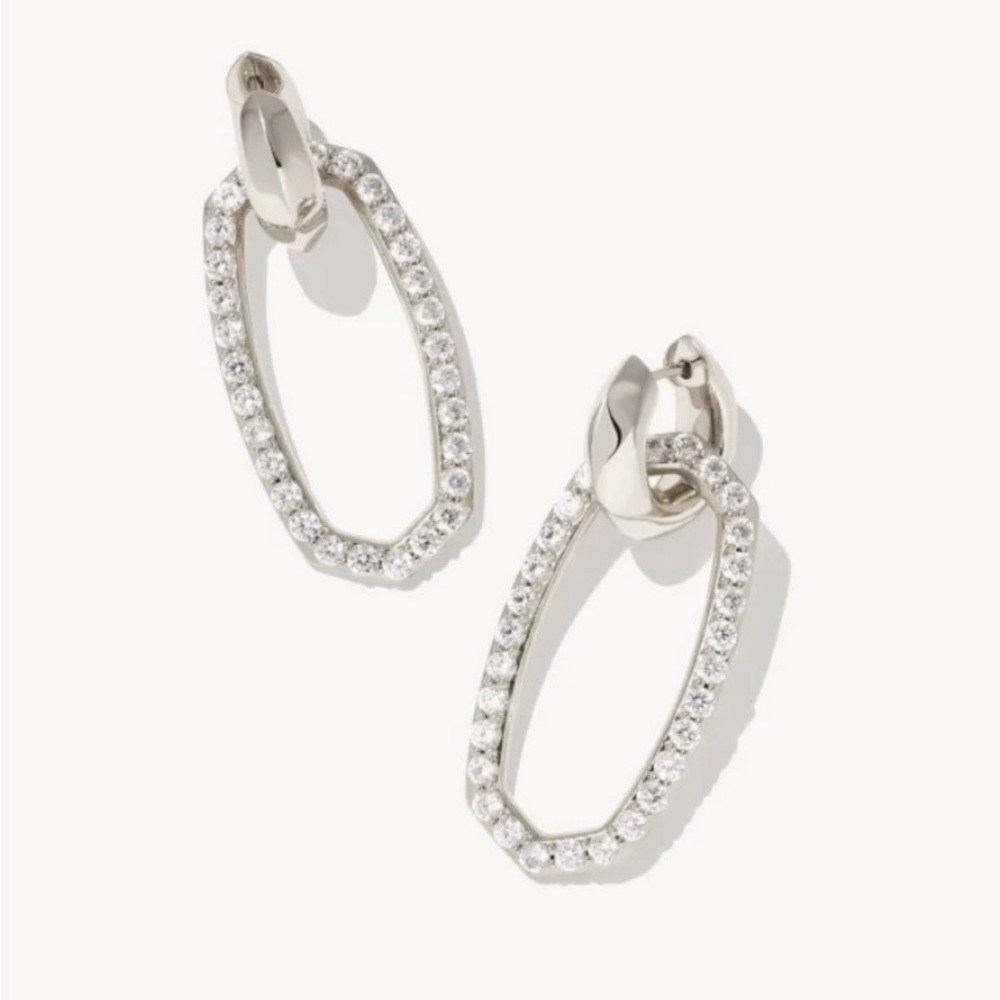 Kendra Scott Danielle Silver Convertible Earrings